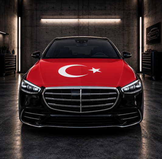 Housse Drapeau Turquie Capot De Voiture 110x160cm